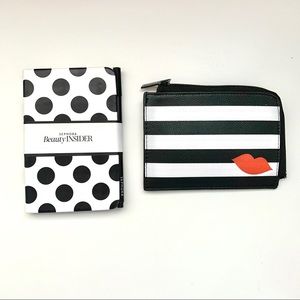 Sephora Notebook & Pen and Gift Card Holder BUNDLE